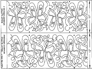 Ballet Slippers Meander DBD-BAL-1