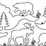 Bear Moose Pine 4 DBD-BMP-4