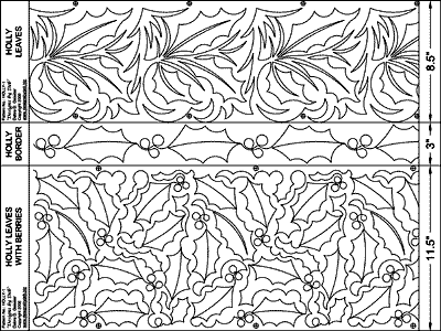 Holly Leaves with Berries DBD-HOLLY-1