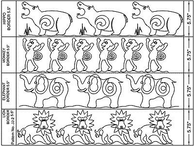 Juvenile Jungle Borders designs for borders. Juvenile Jungle Borders