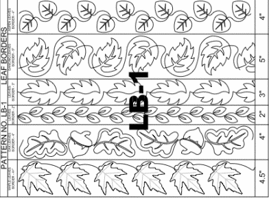 Leaf  Borders - Multiple Sizes DBD-LB-1