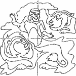 Daniel In Lion's Den-12" DS-1406