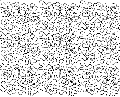 Floral Meander - Computerized DS-4095C