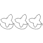 Butterfly (Simple) - 4.5" DS-DH1002