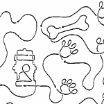 Interlocking Doggie Pit Stop - Paper - 10" DS-DH1132