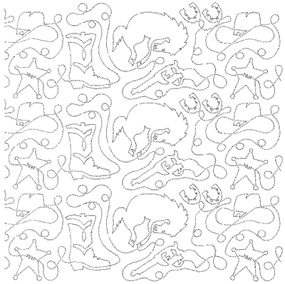 Interlocking Cowboy Way - Computerized DS-DH1245C