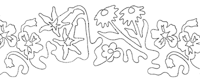 Interlocking Wild Flowers DS-DH1550