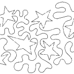 Meandering Stars - Paper - 10" DS-DH627