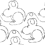Meeces - Paper -  8'" DS-RM636