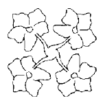 Springtime Flower Block Stencil GT-MS9