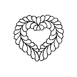 Feather Heart-6 1/2" HMFG-30330