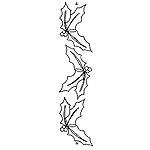 Holly Border-2 1/2" HMFG-30355