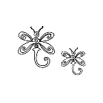 Dragonfly-5 1/2" x 6" HMFG-30454