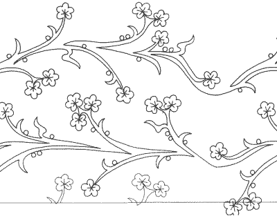 Plum Blossom - Paper -7.5" KJ-419-16