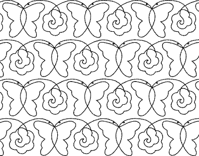 Butterfly & Rose SQS-AF8-6