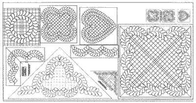 Scallop Feather Blocks SQS-SFB