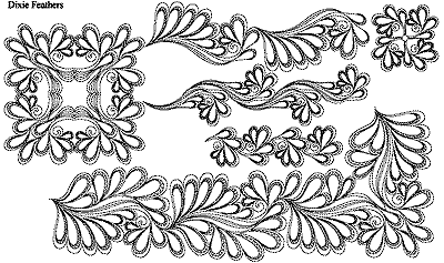 Dixie Feathers Pattern Collection SSQ-DF