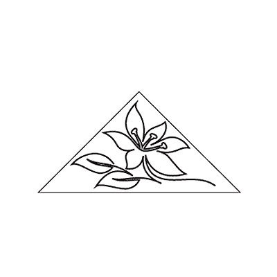 Easter Lily Triangle Block 2 - Digital UE-EL-TRI2_DIGITAL