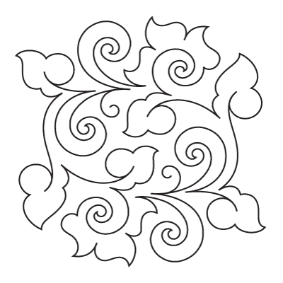 Honeysuckle Block - Digital UE-HS-BLK_DIGITAL