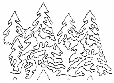 Interlocking Santa's Forest - Digital DS-DH1295_Digital